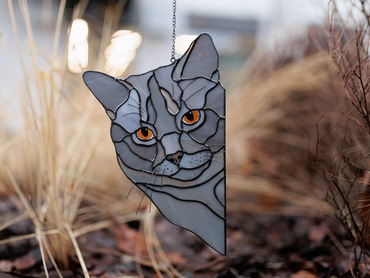 From Shadow to Shine: The Magic of Cat Suncatchers in Stained Glass