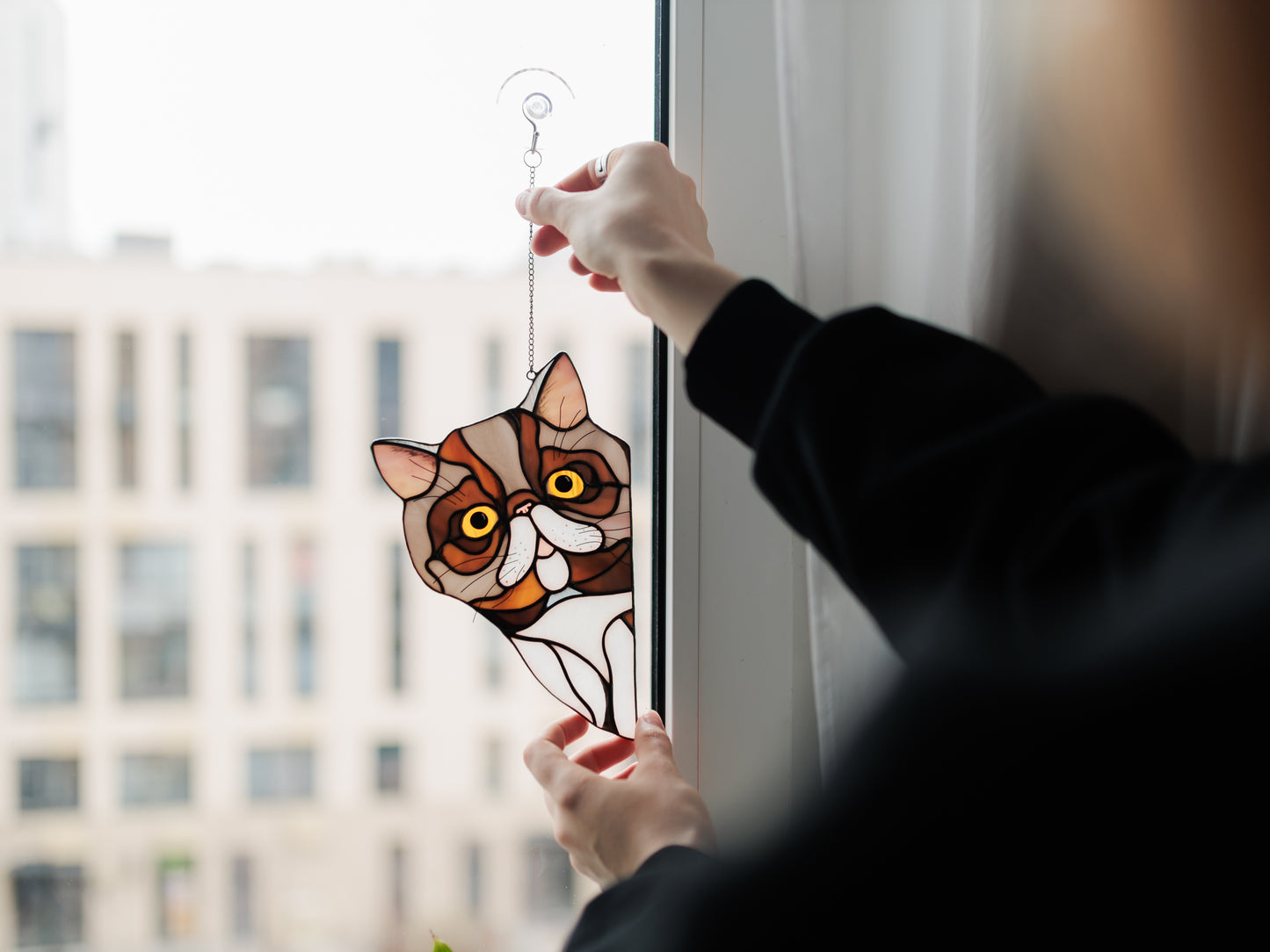 Shorthair Cat Suncatcher