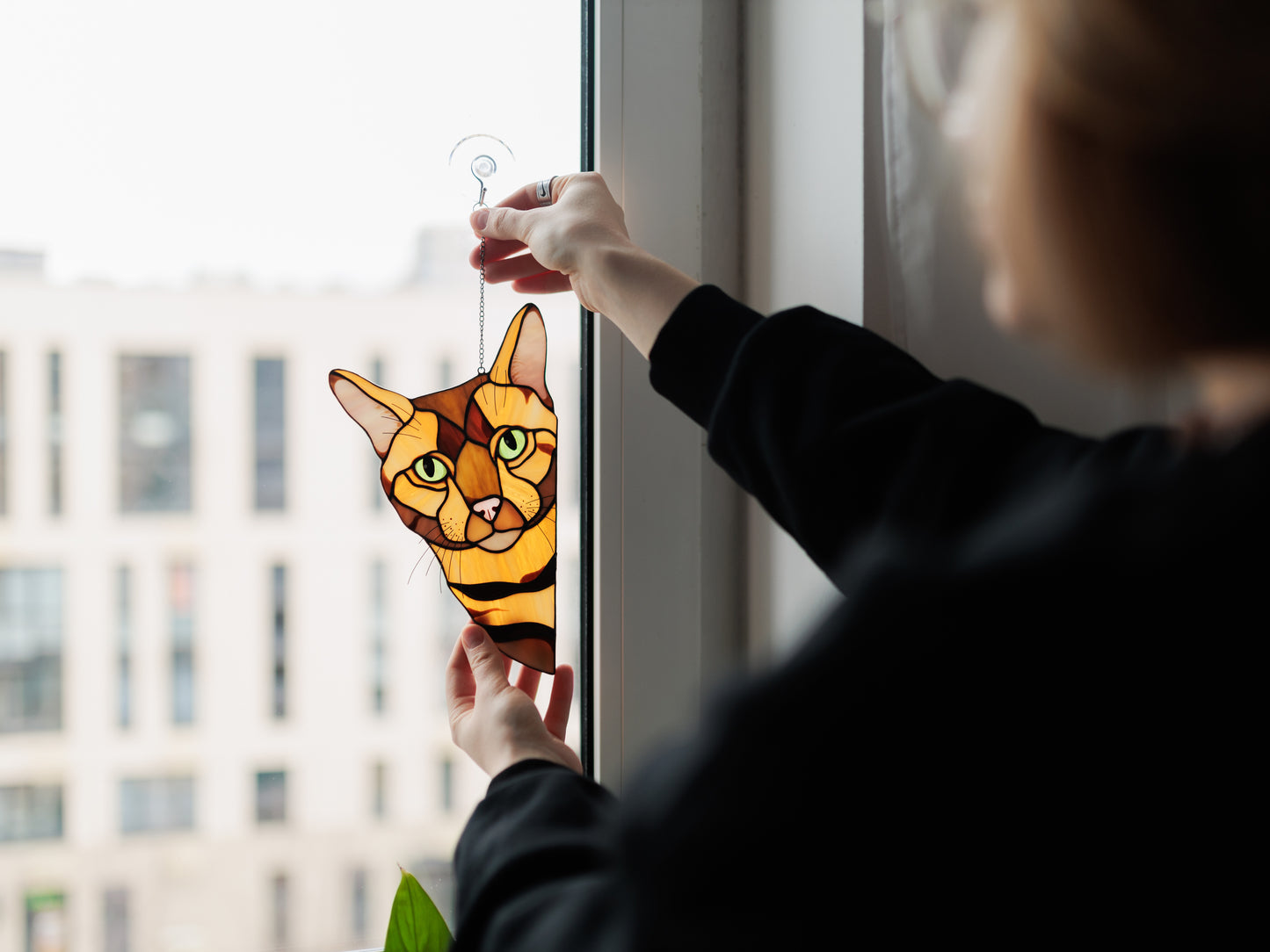 Bengal Cat Suncatcher
