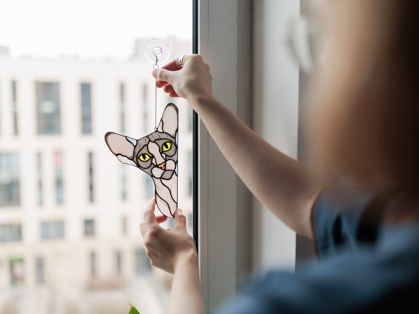Sphynx Cat Suncatcher