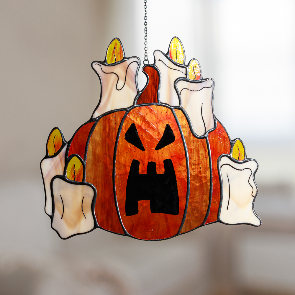 Spooky Halloween Trio Suncatcher