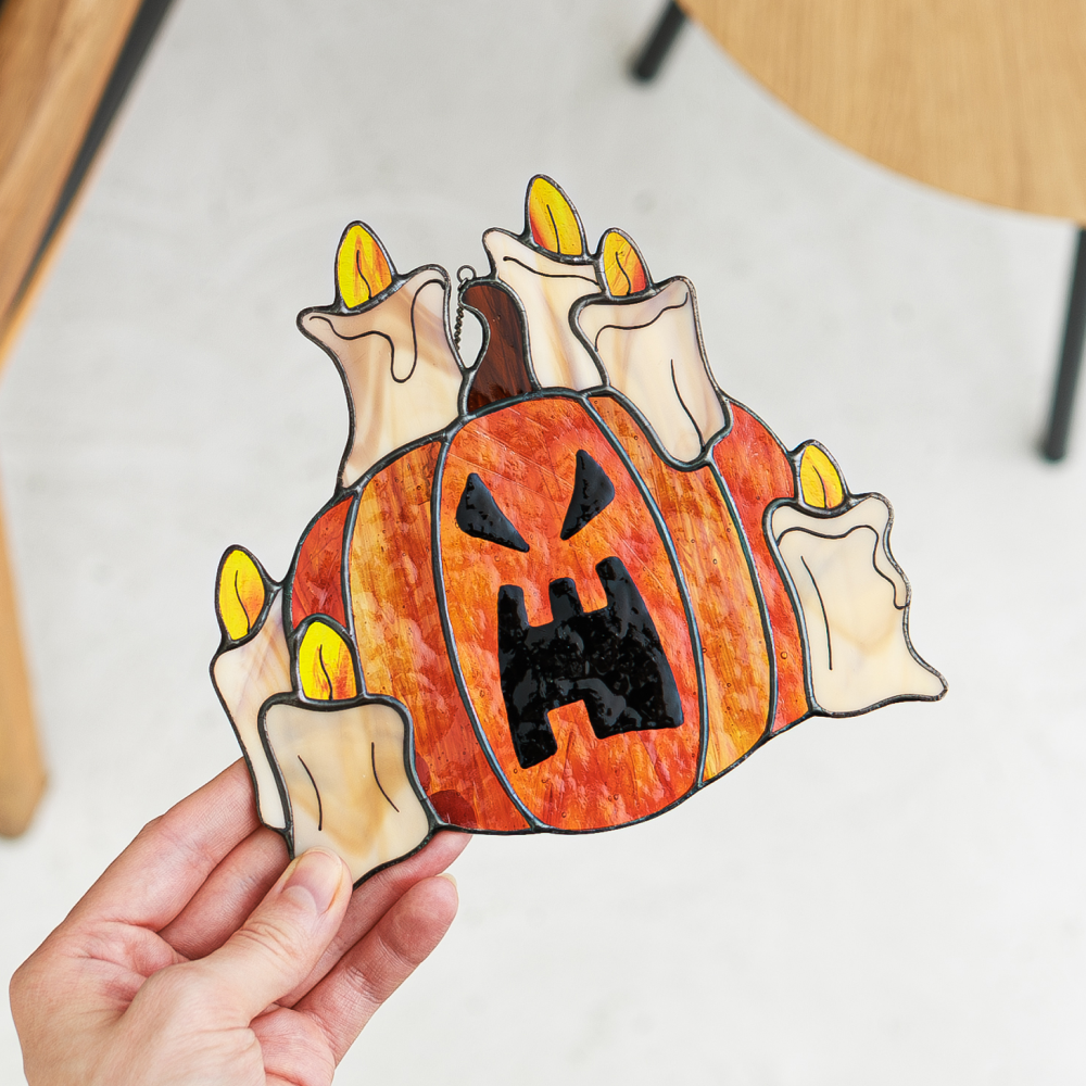 Spooky Halloween Trio Suncatcher