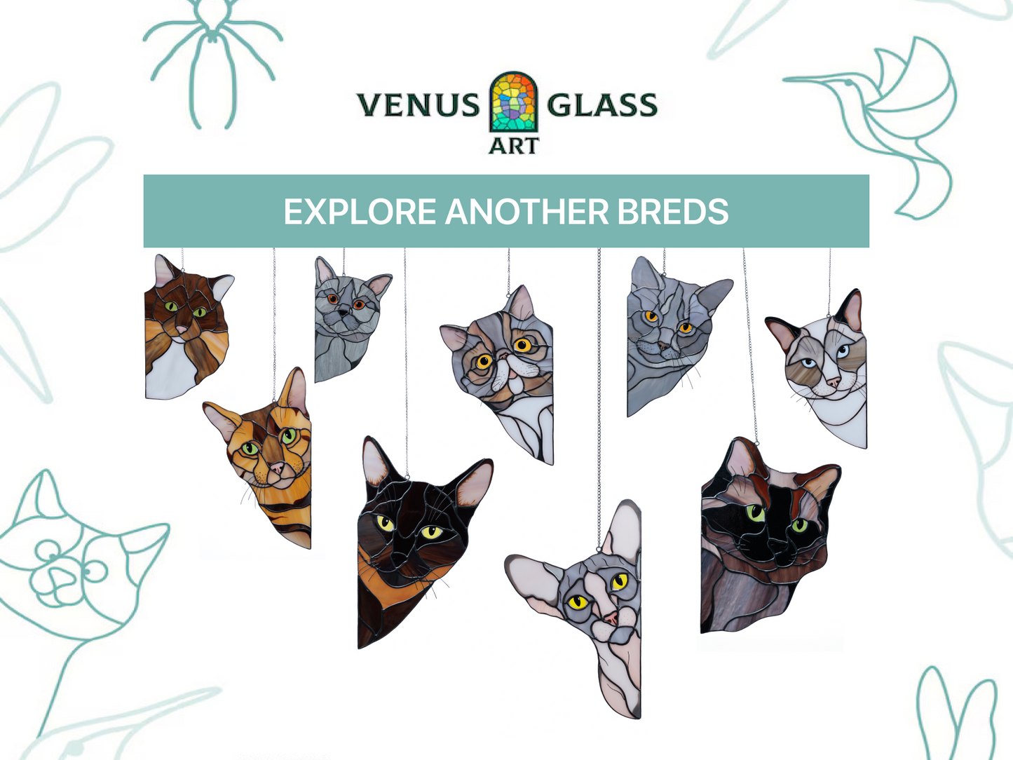 Burmese Cat Suncatcher