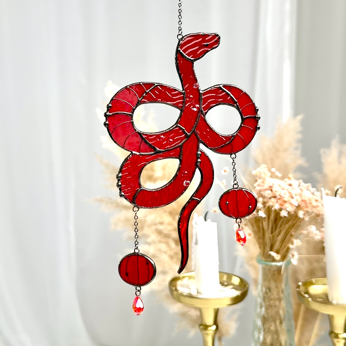 Chinese Snake Suncatcher