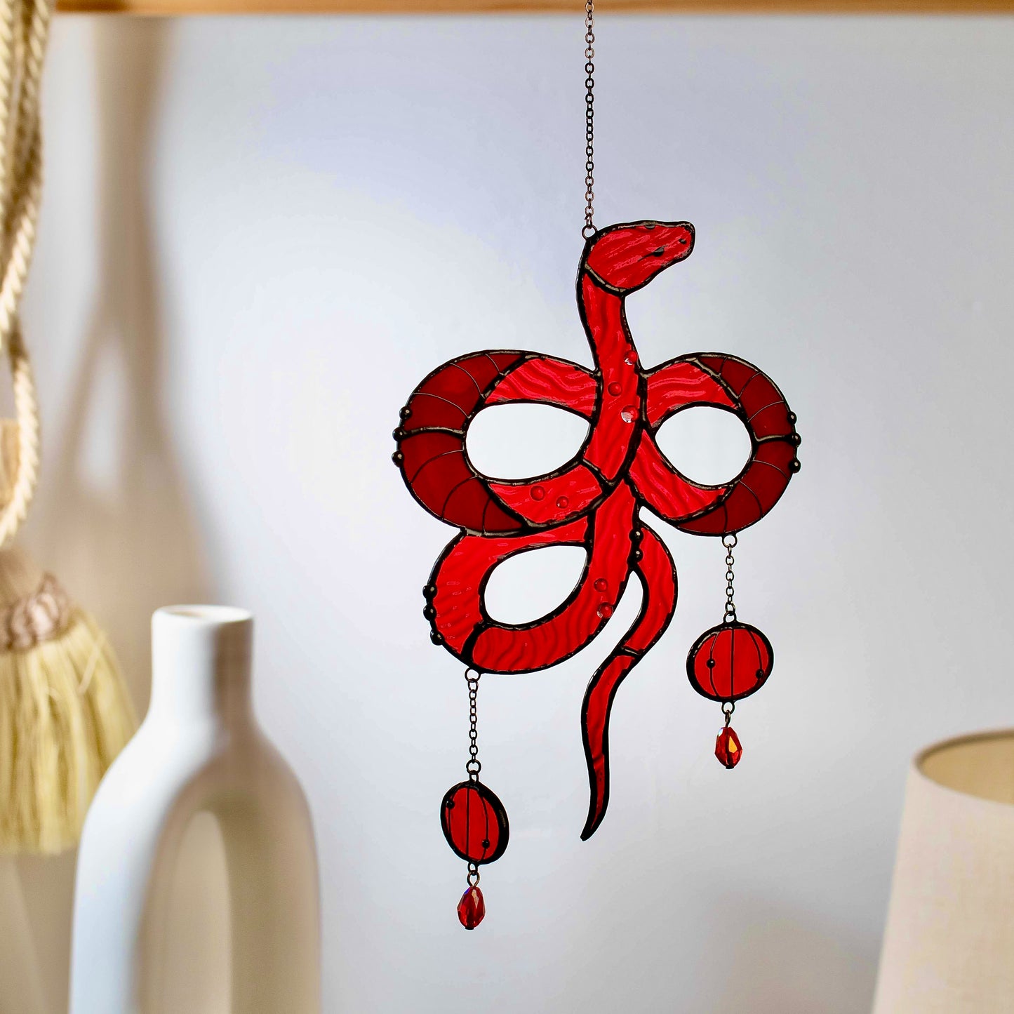 Chinese Snake Suncatcher