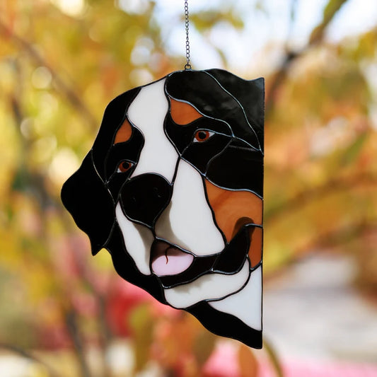 Bernese Mountain Dog Suncatcher