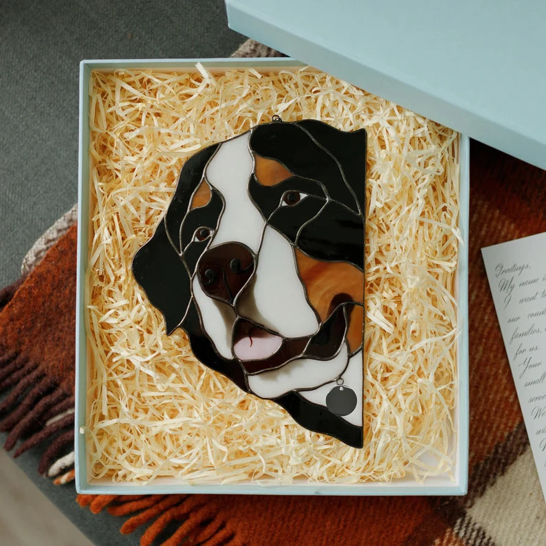 Bernese Mountain Dog Suncatcher
