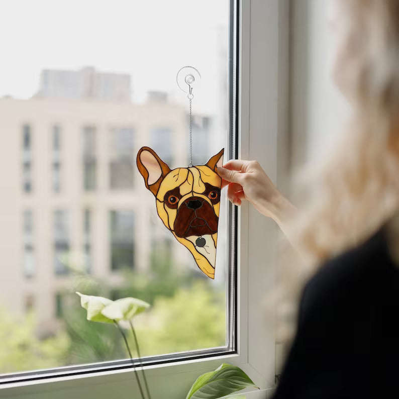 French Bulldog Suncatcher