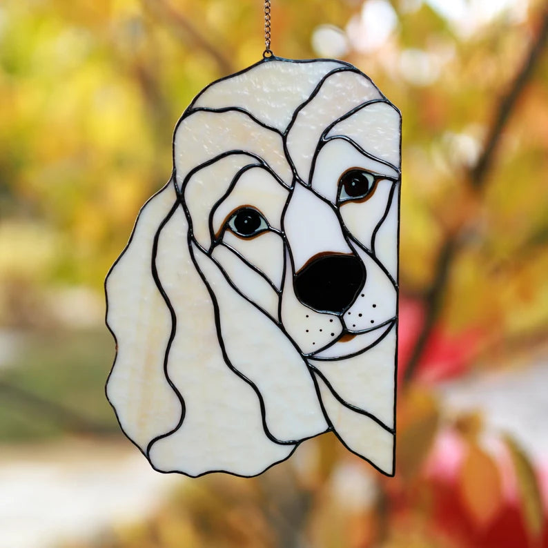 Poodles Dog Suncatcher