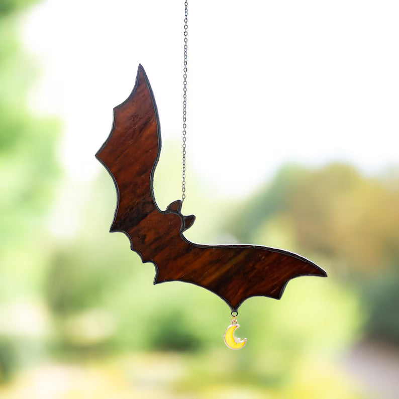 Moonlit Bat Suncatcher