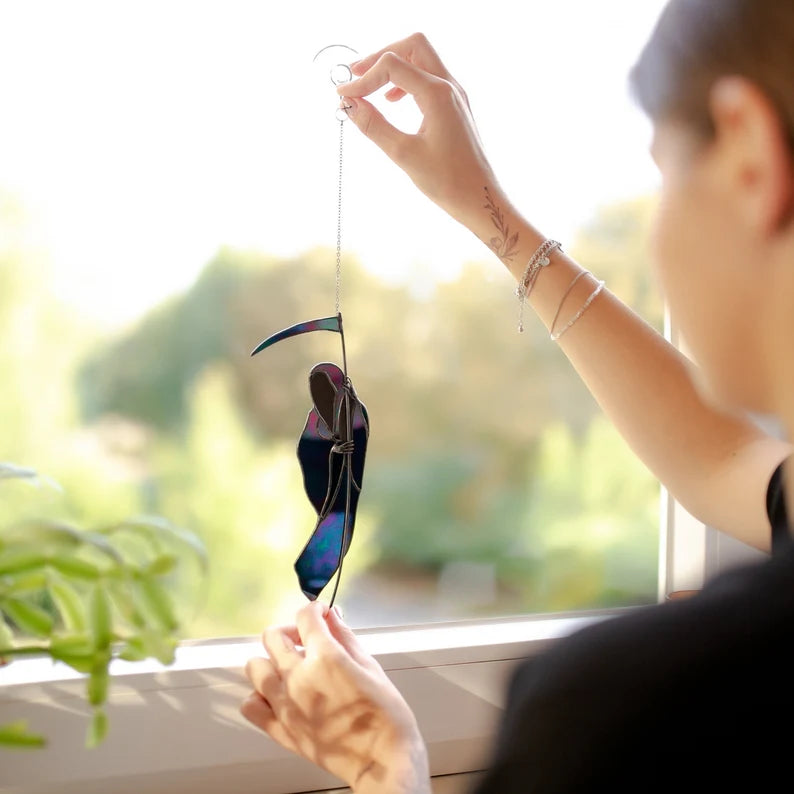Grim Reaper Suncatcher