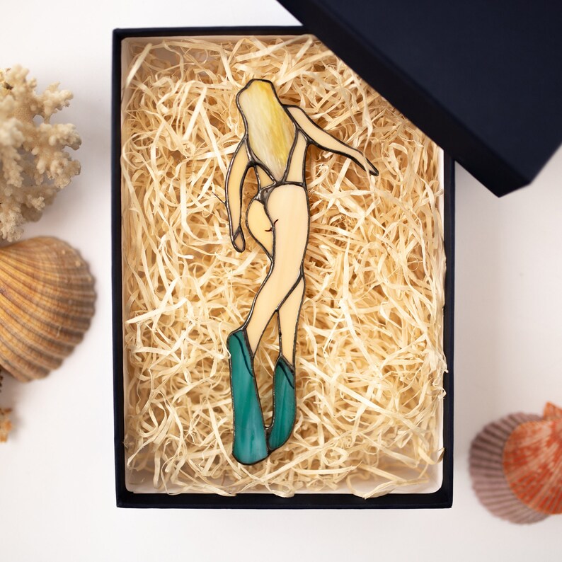 Diving Girl Suncatcher