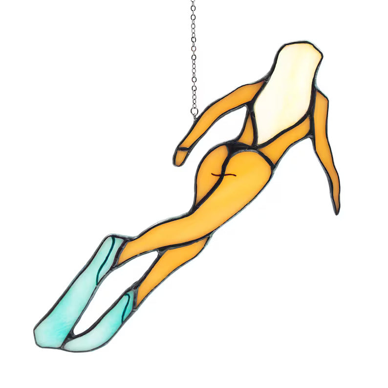 Diving Girl Suncatcher