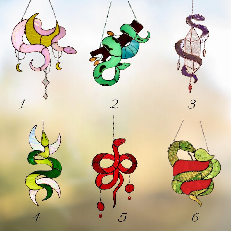Chinese Snake Suncatcher