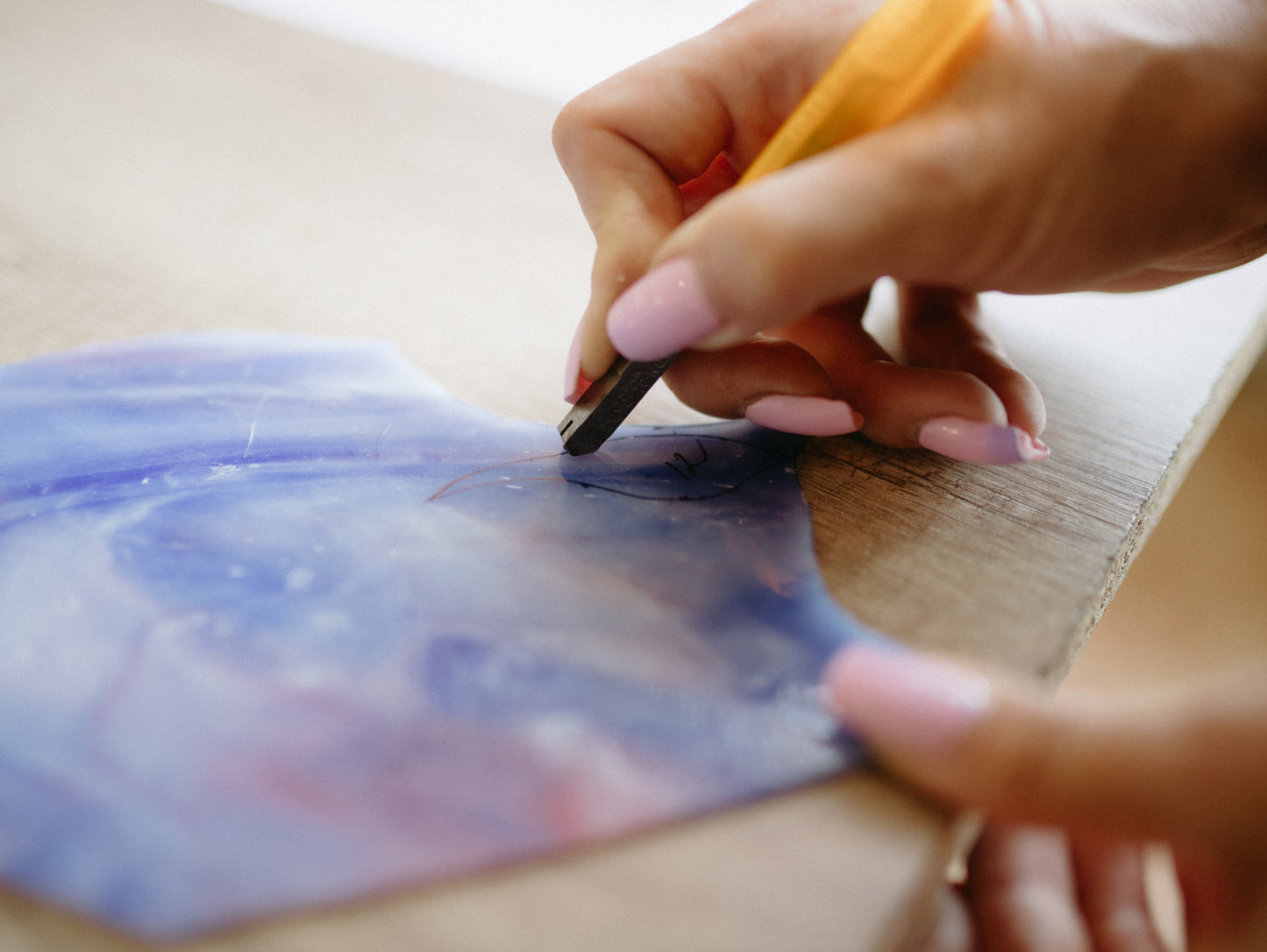 Sea Horse Stained Glass Suncatcher - Beach house decor