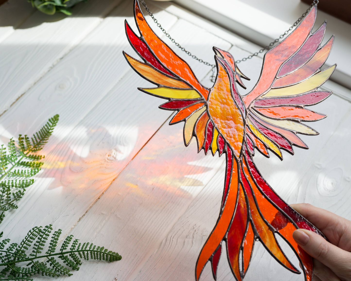 Phoenix-firebird Suncatcher Window Hangings