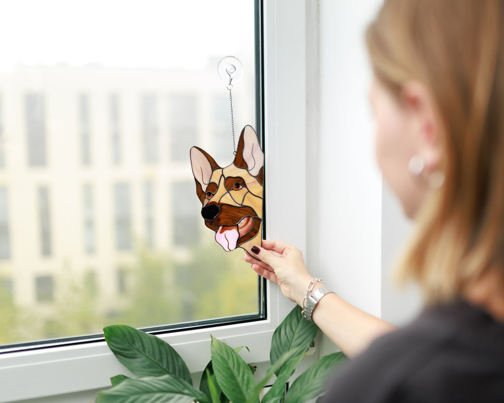 German Shepherd Dog Suncatcher