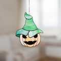 Pumpkin Hat Stained Glass Suncatcher