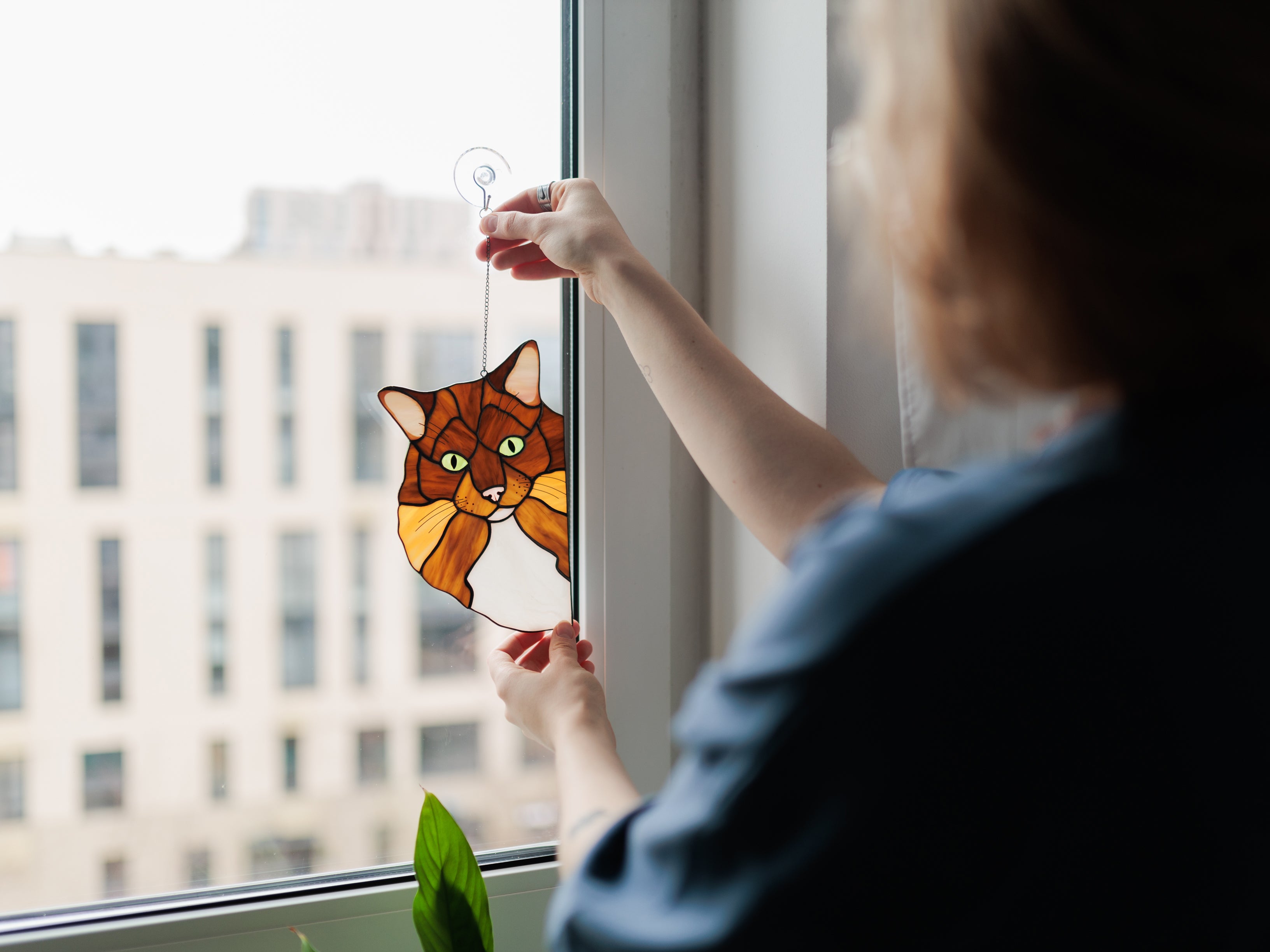 Norwegian Cat Suncatcher