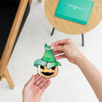 Pumpkin Hat Stained Glass Suncatcher