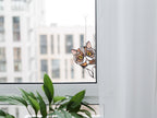 Stained Glass Shorthair Cat Suncatcher