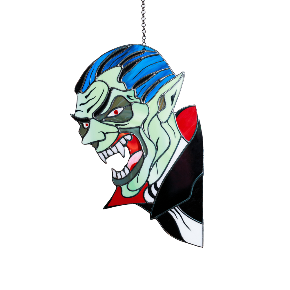 Count Dracula Stained Glass Suncatcher