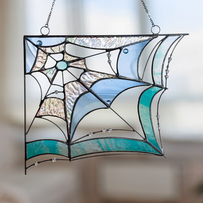 Corner Spider Web Suncatcher