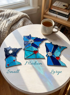 Minnesota Stained Glass Suncatcher