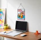 Safari Stained Glass Wall Art – Duck, Giraffe, Zebra & Leopard