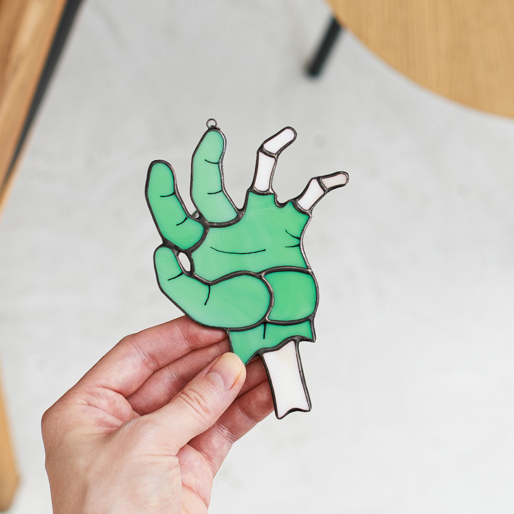 Zombie Hand Out Suncatcher