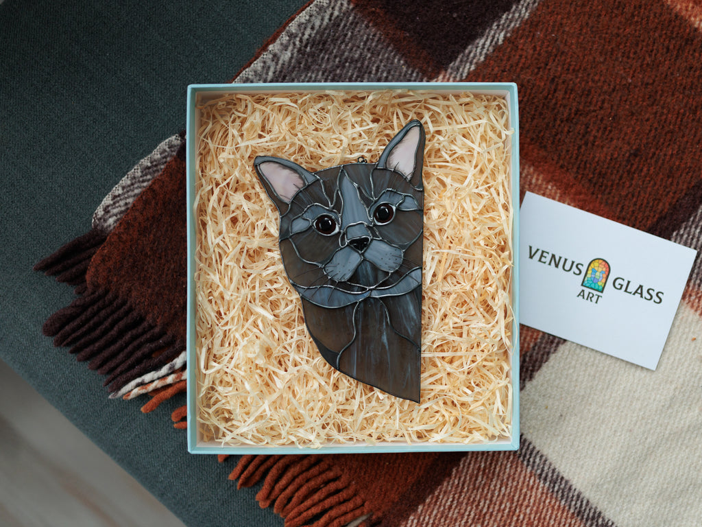 British Gray Cat Suncatchera