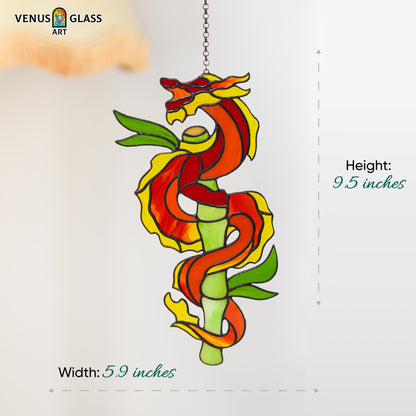 Red Dragon Suncatcher