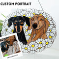 Custom Stained Glass Pet Portrait from Photo🐾