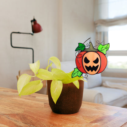 Spooky Halloween Pumpkin 2 in 1 Suncatcher