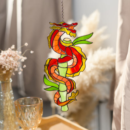 Red Dragon Suncatcher