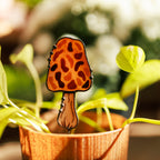 Mushroom Stained Glass Plant Stake