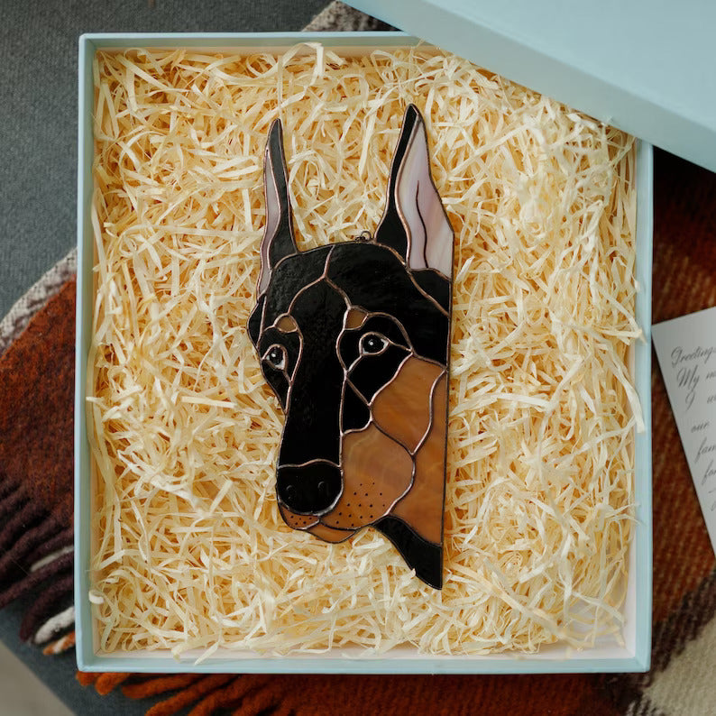 Doberman Dog Suncatcher