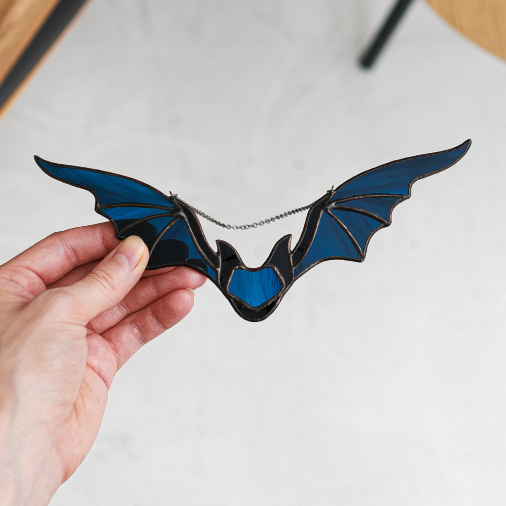 Mystical Halloween Bat Suncatcher