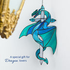 Blue Dragon Suncatcher