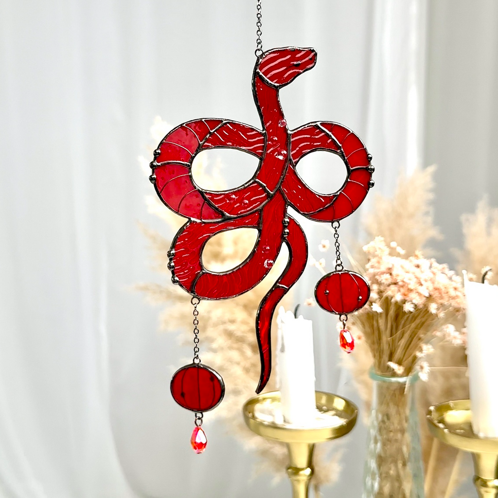 Chinese Snake Suncatcher