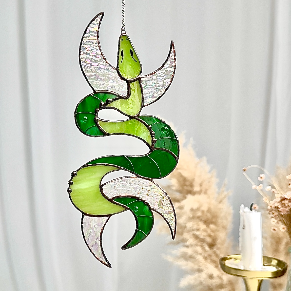 Green Snake Suncatcher