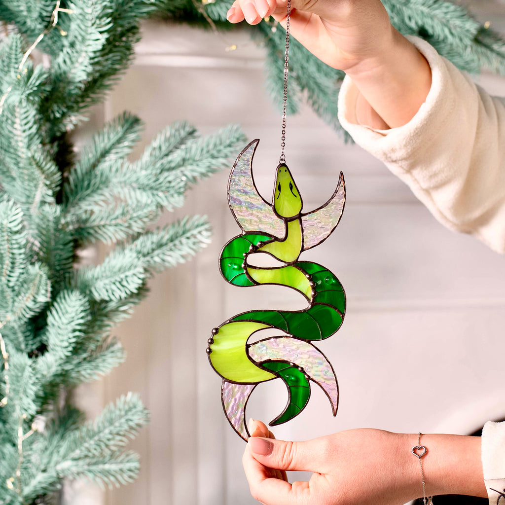 Green Snake Suncatcher