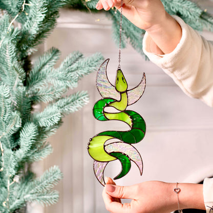 Green Snake Suncatcher