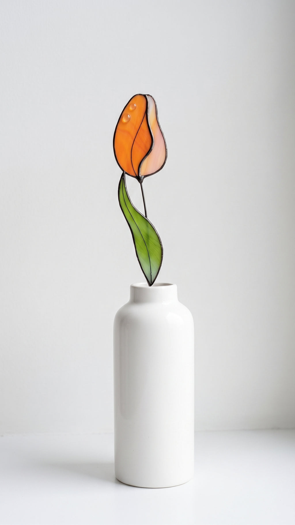 Stained Glass Tulip Flower Bouquet