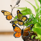 Stained Glass Monarch Butterfly Plant Stake