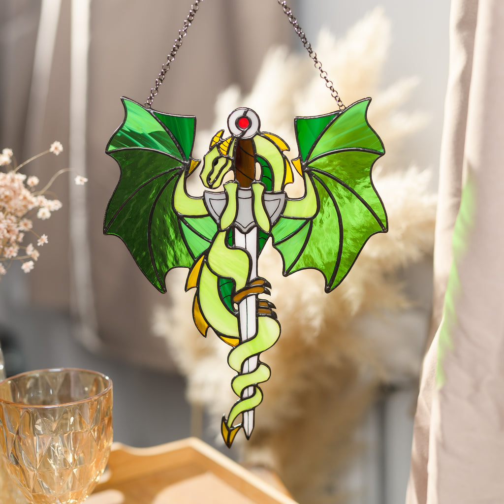Green Dragon Suncatcher