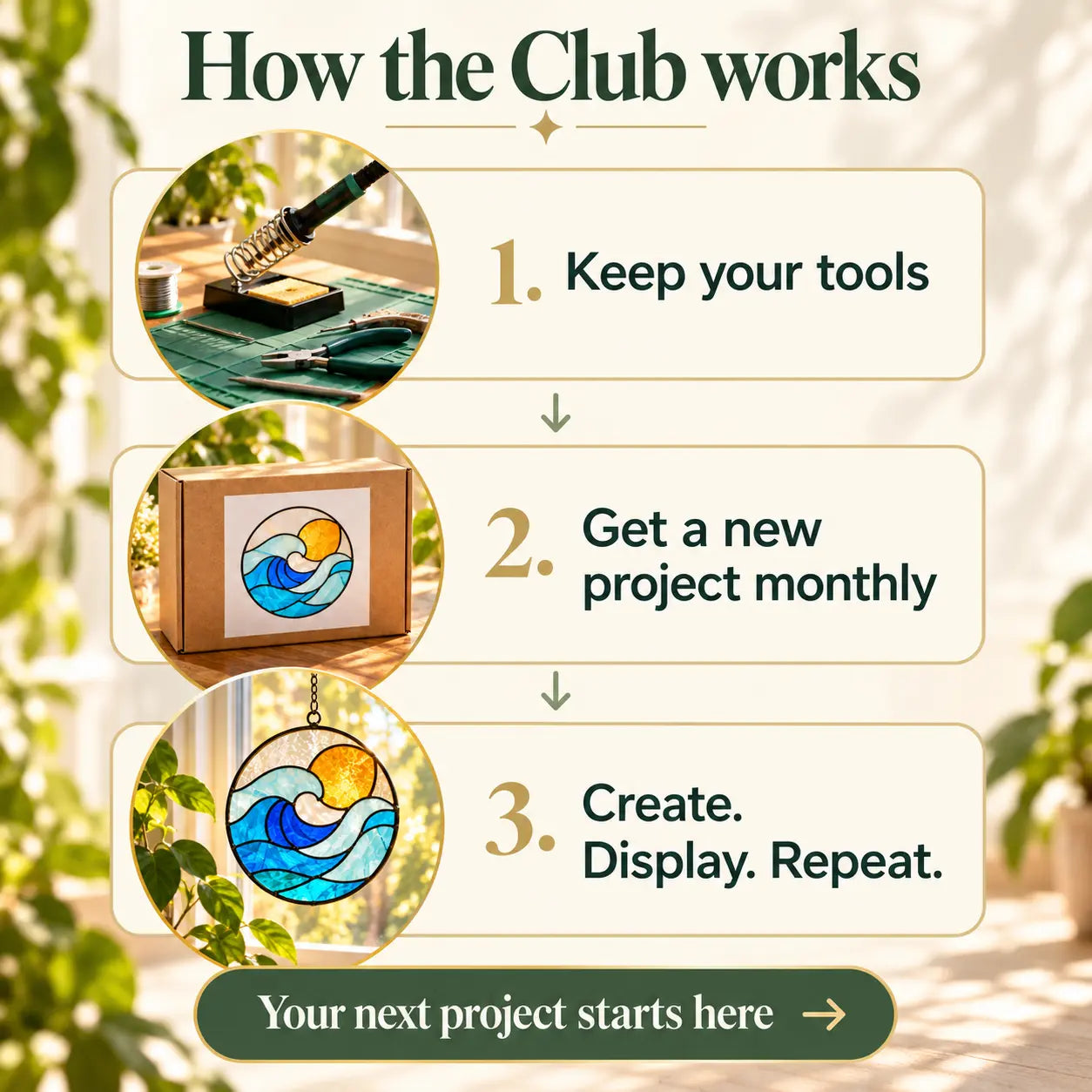 DIY Stained Glass Club