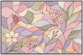 Custom Stained Glass Panel Dana