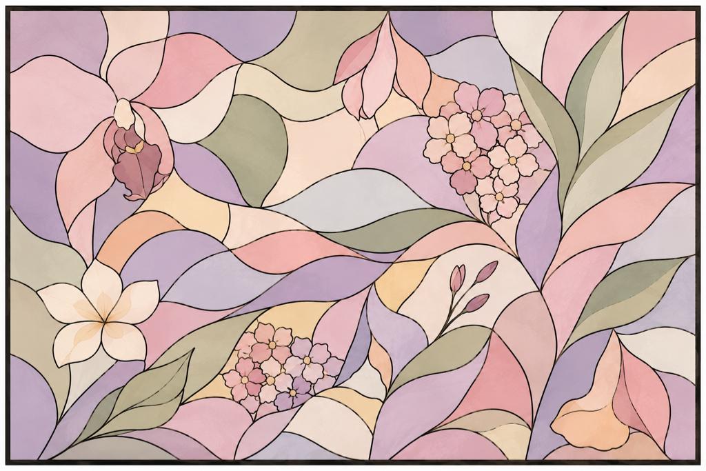 Custom Stained Glass Panel Dana