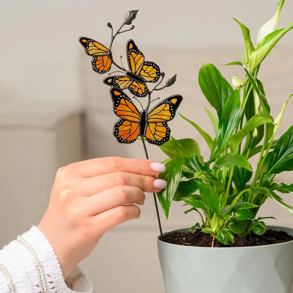 Monarch Butterfly Garden Stake